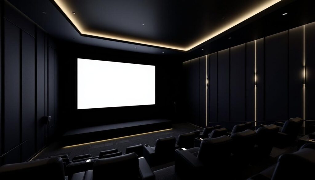 découvrez l'écran de projection enroulable, l'équipement indispensable pour les professionnels du cinéma alliant praticité et qualité d'image exceptionnelle.