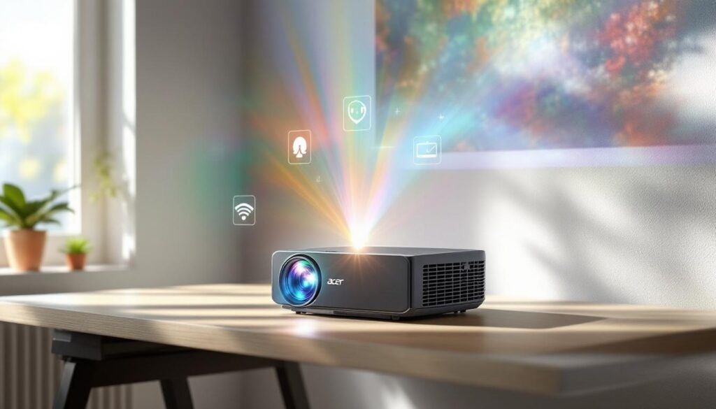 découvrez les fonctionnalités innovantes du vidéoprojecteur acer haute luminosité, alliant performance et qualité d'image exceptionnelle pour des projections parfaites en toutes conditions.