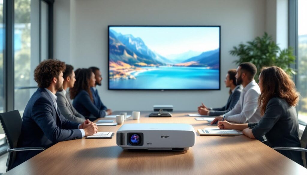découvrez pourquoi un vidéoprojecteur epson haute luminosité est le choix idéal pour des présentations claires et professionnelles, même dans les environnements lumineux.