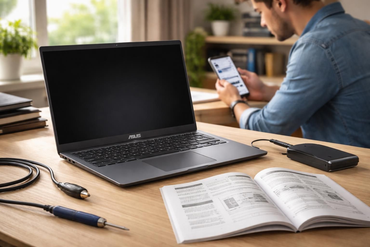 découvrez des méthodes efficaces et éprouvées pour résoudre le problème d'écran noir sur votre ordinateur asus et retrouvez un fonctionnement optimal rapidement.