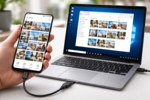 découvrez comment transférer facilement vos photos d'un appareil android vers un pc windows 10 grâce à notre guide étape par étape simple et rapide.