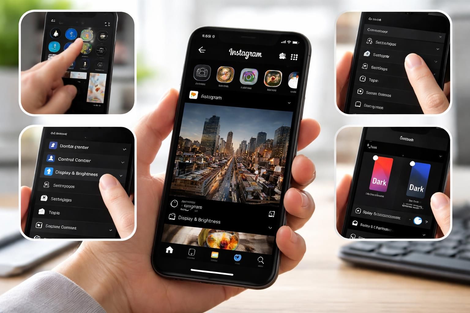 découvrez comment activer le mode sombre sur instagram depuis votre iphone grâce à notre guide étape par étape simple et rapide. profitez d'une expérience visuelle confortable tout en économisant la batterie de votre appareil.