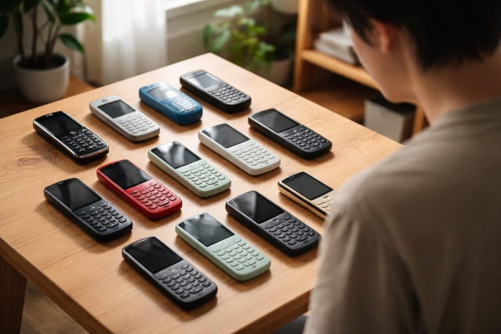 découvrez comment choisir votre dumb phone parmi une variété d'options disponibles, en tenant compte de vos besoins, fonctionnalités essentielles et budget.