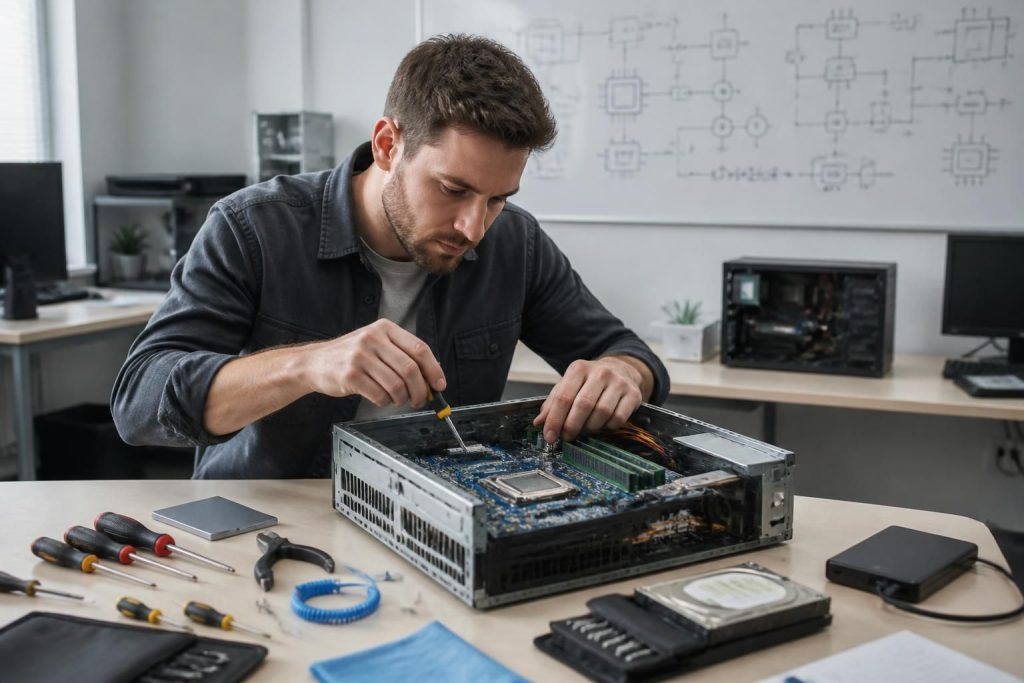 découvrez nos cours de maintenance informatique et apprenez des astuces essentielles pour garder votre ordinateur toujours performant et fiable.