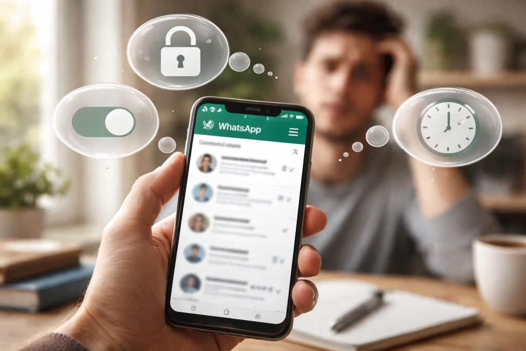 découvrez comment résoudre le problème d'être affiché en ligne sur whatsapp alors que vous ne l'êtes pas, avec des astuces simples et efficaces.
